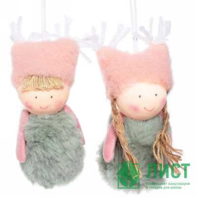 Игрушка декор. &quot;Девочка,Мальчик&quot; 09см арт.916-0500 Игрушка декор. "Девочка,Мальчик" 09см арт.916-0500