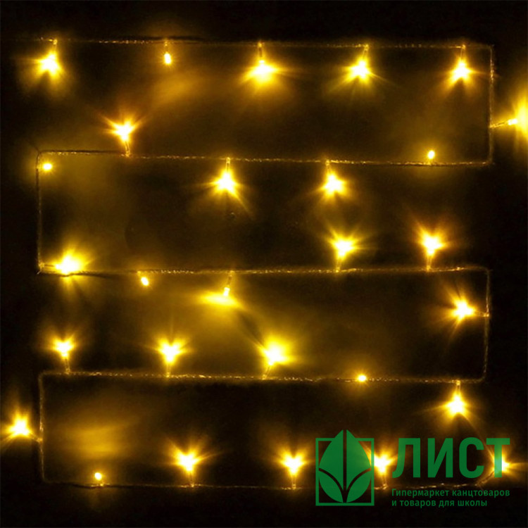 Гирлянда эл.д/дома точечная 16м 180LED цв.т.белый (с.провод) 8реж. арт.725-0563