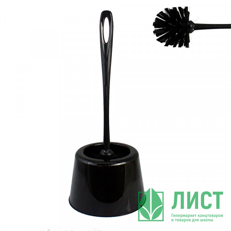 Ерш туалетный комплект Рамбай Homver стандарт Full Black черный 3214