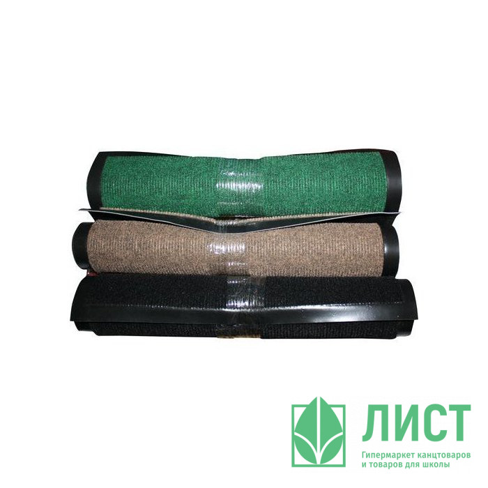 Коврик влаговпитывающий на резиновой основе "Черри" (400х600 мм) черный