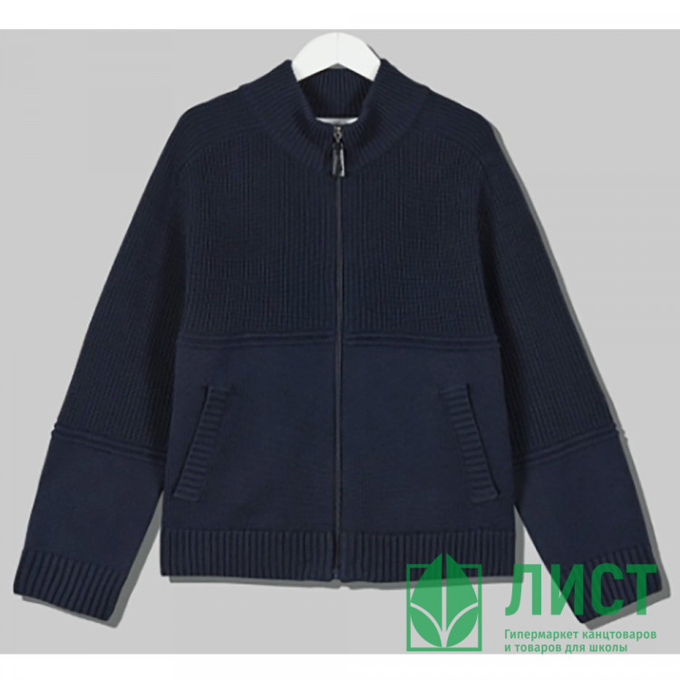 Кардиган для мальчика (Делорас) арт.71542M размер 34/134-44/164 цвет синий