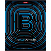 Тетрадь А5 линия 80 листов скоба Hatber Лабиринт арт.80Т5вмВ2