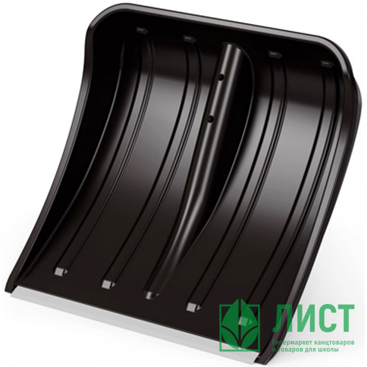 Лопата снеговая пластик 375*375 мм без черенка с оцинк. наконечником арт.М8813