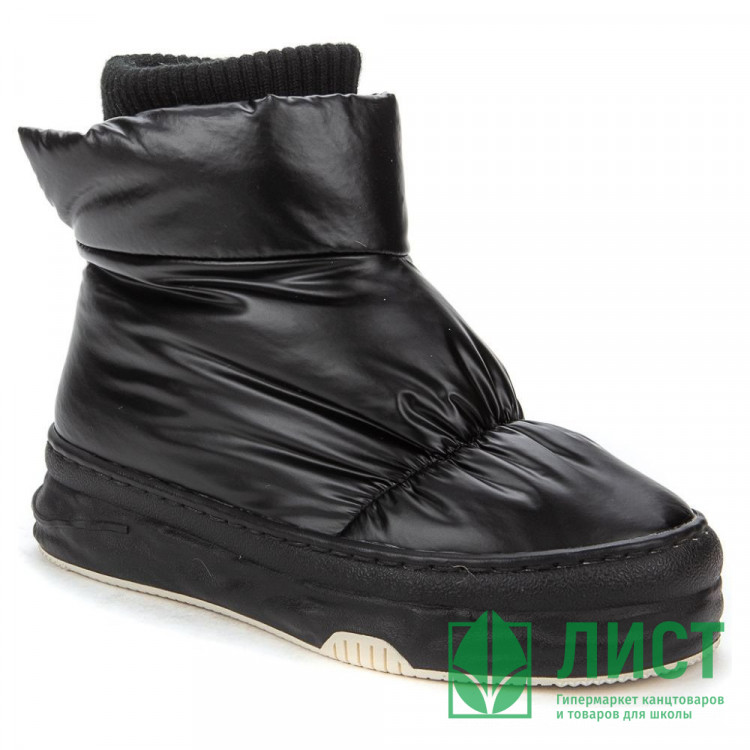 Ботинки для девочки (KEDDO) черный верх-искуственный нейлон подкладка - искусственная шерсть артикул 838101/29-02