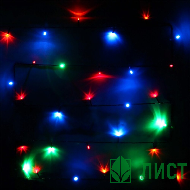 Гирлянда эл.д/дома точечная 13м 152LED цв.мульти (з.провод) 8режимов (можно соединять) арт.120-062