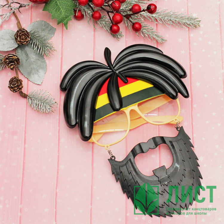 Очки карнавальные "Стиль" 18,2*27см арт.774-270