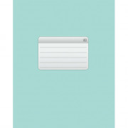 Тетрадь А5 клетка 48 листов скоба второй блок (Hatber) Тетрадь Зеленая арт.48Т5D1_27731