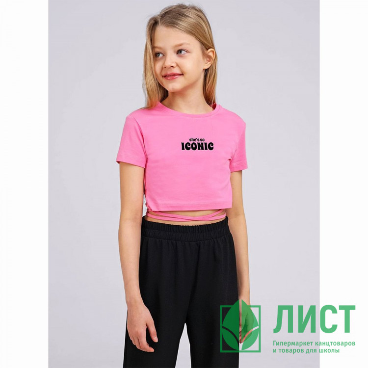 Футболка для девочки артикул 846480/74г_п размер 34/134-42/158 цвет розовый