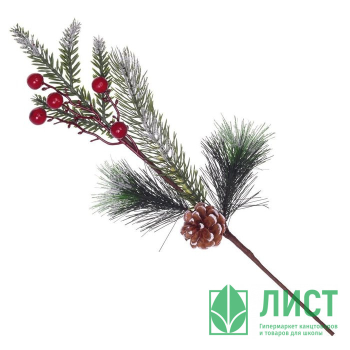 Украшение декоративное "Ветка" 60см арт.741449