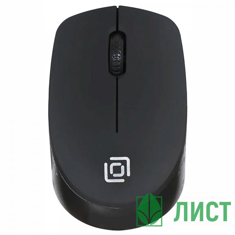 Мышь беспроводная Оклик 486MW оптич.1600dpi, USB для ноутбука, 3but, черный