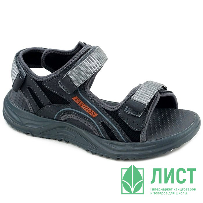 Сандалии для мальчика (B&G) черный верх-искусственная кожа подкладка-искусственная кожа размерный ряд 36-41 арт.m-bg-B691-1K