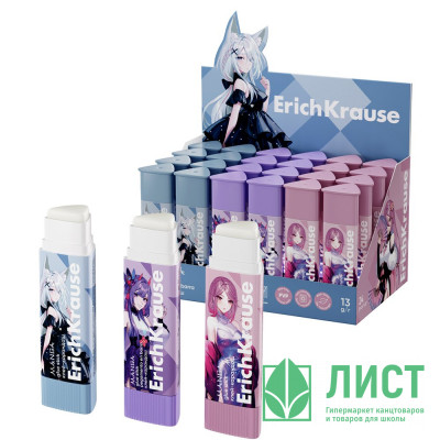 Клей-карандаш 13г ErichKrause Prism Manga ассорти арт.60497 (Ст.24) Клей-карандаш 13г ErichKrause Prism Manga ассорти арт.60497 (Ст.24)