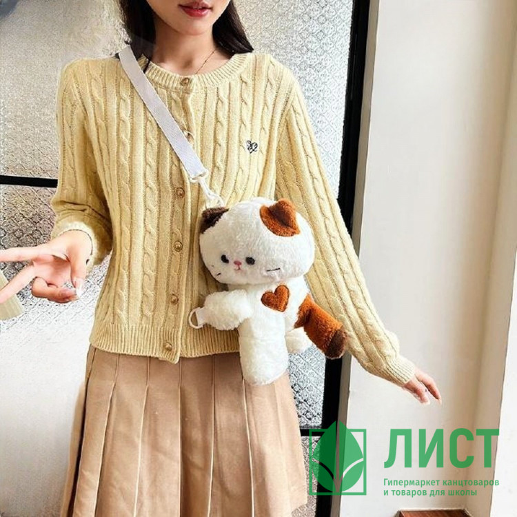 Сумка детская Котенок коричневая арт.CC423_10115-2