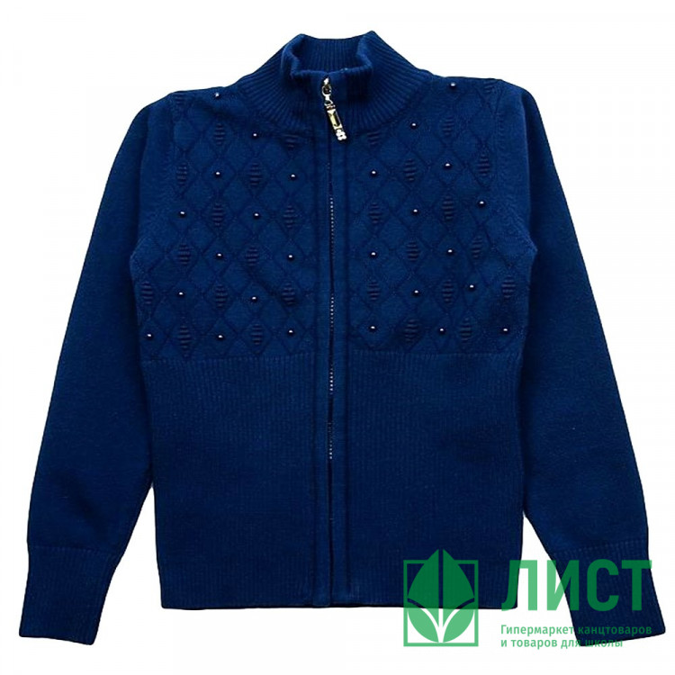 Кардиган для девочки (Malini) артикул 4094 цвет синий