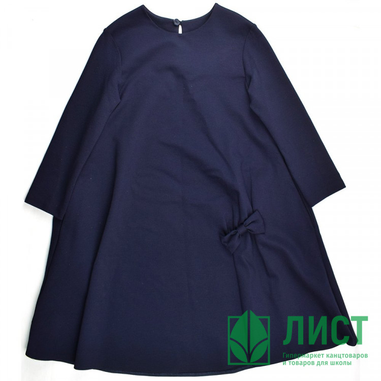Платье для девочки (Ravol) арт.7110-2  размер 32/128-42/158 цвет темно-синий