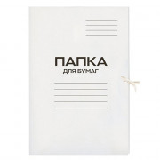 Папка д/бумаг с завязками "ДЕЛО" 440г/м2 мелованный картон арт.257304 (Ст.150)