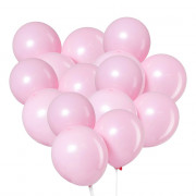 Шар воздушный 05шт/наб. 30см "Пастель" цв.светло-розовый арт.4986464