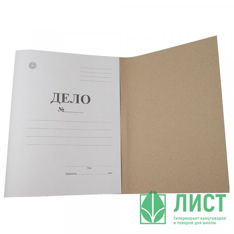 Обложка "ДЕЛО" 360г/м2 немелованный картон арт.D00604 (Ст.250)