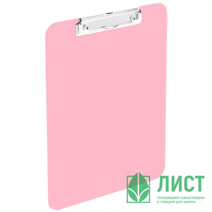 Планшет А4 пластик розовый deVENTE Pastel арт.3034001 (Ст.48)