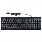 Клавиатура провод. Oklick 120M черный USB