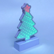 Сувенир с подсветкой LED "Елочка" 20,5*12*4см арт.392-067