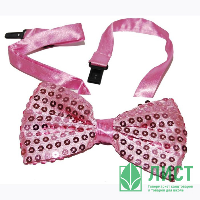 Галстук карнавальный "Розовый" арт.34642