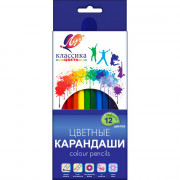 Карандаши цветные ЛУЧ Классика 12 цветов арт.29С 1710-08