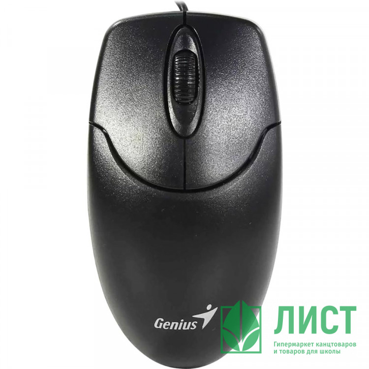 Мышь провод. Genius NetScroll 120 v2 каб. 1,5м, черная USB
