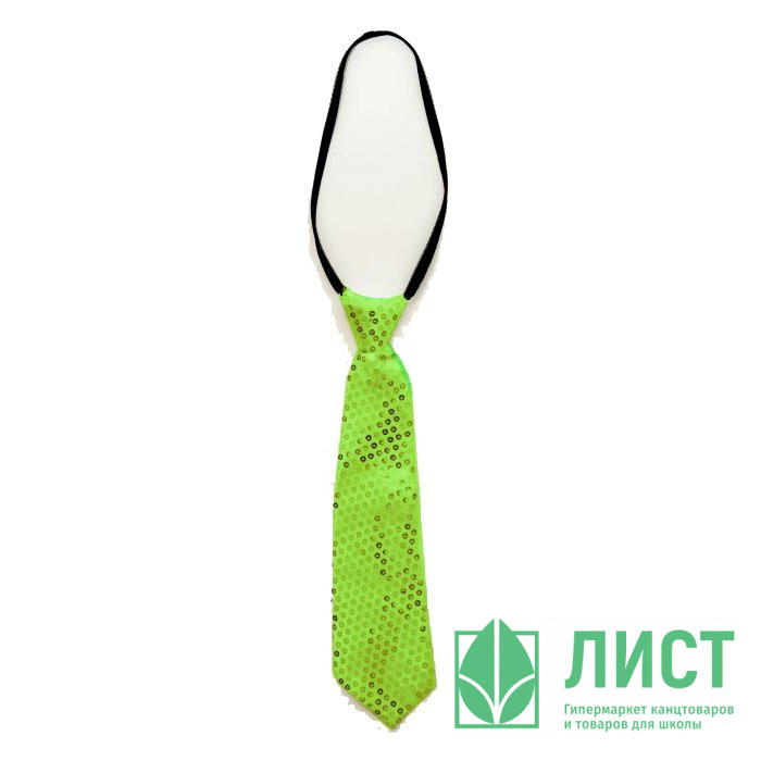 Галстук карнавальный "Желтый" арт.34635