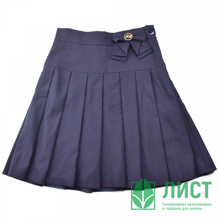 Юбка для девочки (ГЕРМИОНА) ткань 07 арт.4176-07 размер 30/122-34/140 цвет синий