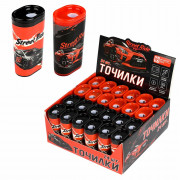 Точилка пластиковая (Феникс) Городские гонки 1 отверстие с контейнером  ассорти арт.69657