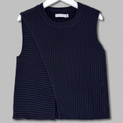 Жилет для девочки (Делорас) арт.M64380 размер 34/134-44/164 цвет синий