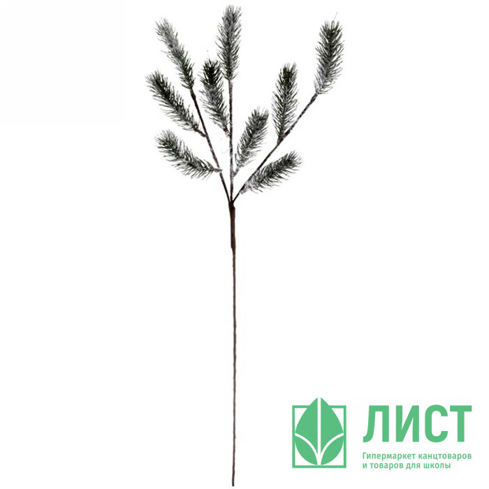 Украшение декоративное "Ветка. Хвоя пластик" 60см арт.201-0996