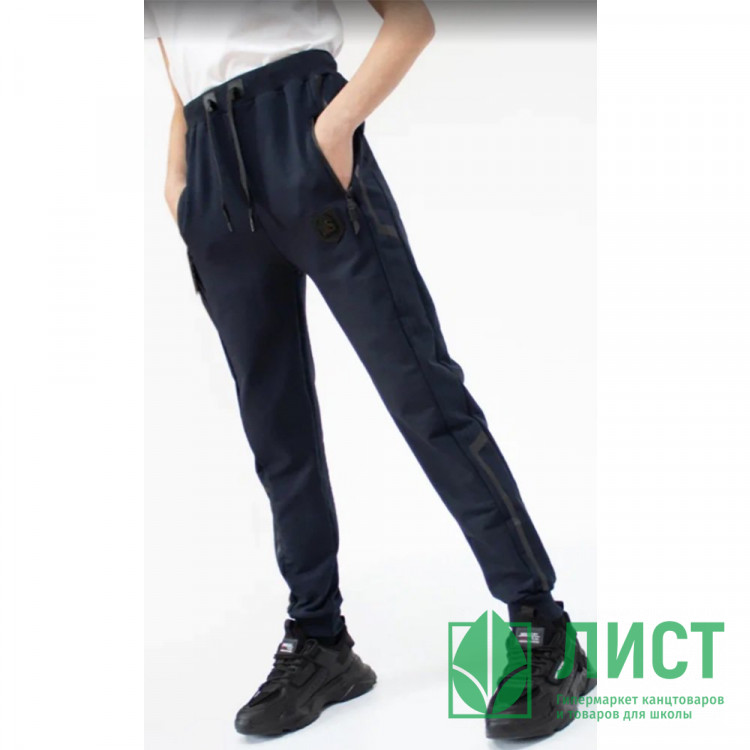 Брюки для мальчика артикул 511 размерный ряд 30/116-46/170 цвет синий