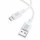 Кабель USB - micro USB BOROFONE BX111 2,4A, 1м, белый