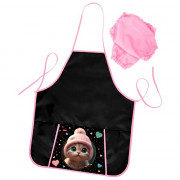 Фартук для детского творчества Hatber с карманом Котенок в шапочке 535х445мм арт.NFn_35115