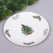 Тарелка керамическая "Ёлочка" 26*2,2см арт.893-260