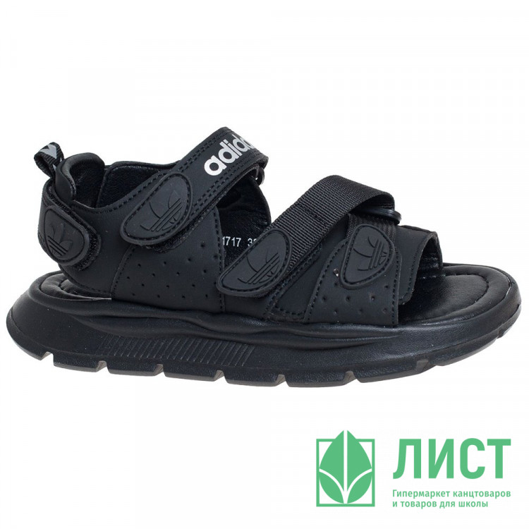 Сандалии для мальчика (Сказка) черный верх- текстиль подкладка-натуральная кожа размерный ряд 32-37 арт.R100681717BK