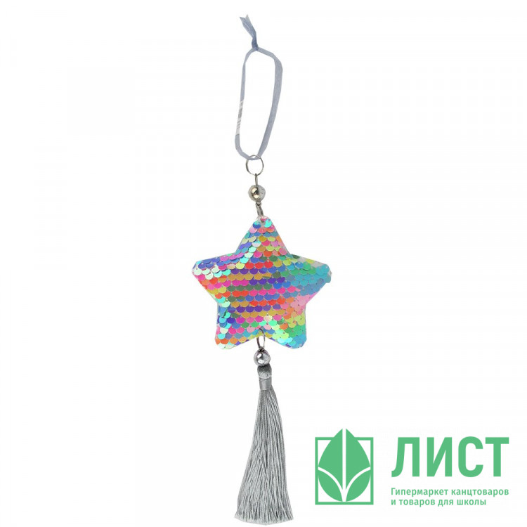 Украшение декоративное "Подвеска.Звезда" микс 7,8x22см арт.91208