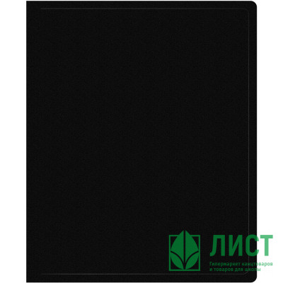 Папка на 2-х кольцах А4 30мм D-20мм пластик 0,5мм черная Silwerhof Eco арт.2062976 Папка на 2-х кольцах А4 30мм D-20мм пластик 0,5мм черная Silwerhof Eco арт.2062976