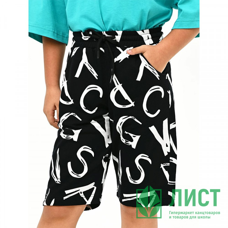 Бриджи для мальчика артикул 3084/3085 размерный ряд 36/140-46/170 цвет черный