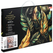 Картина по номерам холст на подрамнике 30х40см с поталью Феникс Девушка-весна арт.71281