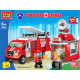 Конструктор пластиковый Пожарная база с Газелью 180 деталей (Город мастеров) арт.3605-KK