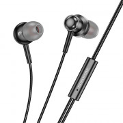 Наушники вакуумные проводные BOROFONE BM87 Element metal, черный