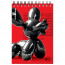 Блокнот А6 мягкая обложка на гребне 80 листов (ErichKrause) Balloon Dog асс. арт.63383 - 