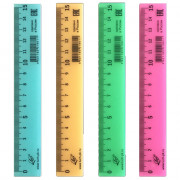 Линейка 15см ЛУЧ пастельная асс. арт.32С 2114-08